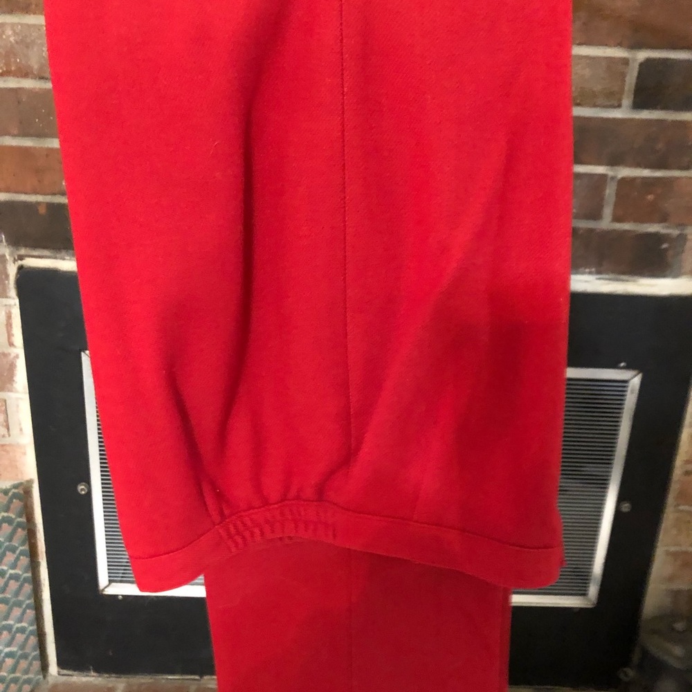 Beautiful Red Wool Slacks - Picture 3 of 4